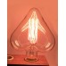 Kalp Hearts 40 Watt Flamanlı Vintage Rustik Ampul 
